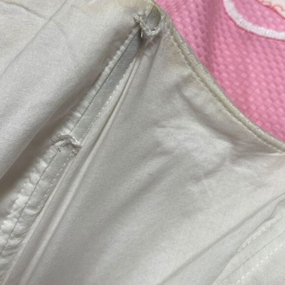 Lilly Pulitzer Jubilee Pink & White Strapless Dress Size 2 - Picture 7 of 9